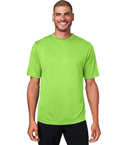 Amazon.com: Team 365 Men's Zone Performance T-Shirt XS ACID GREEN